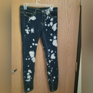 SPACEGIRLZ womens blue white jeans size 5